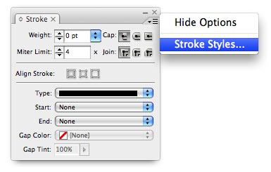 Creating a new Stroke Style